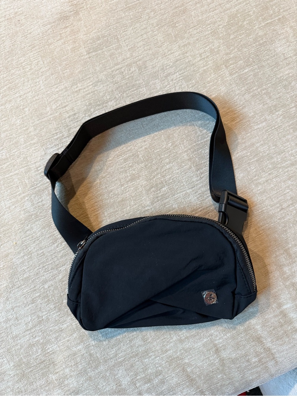 HALARA Black Fanny Pack Belt Bag with Adjustable Strap